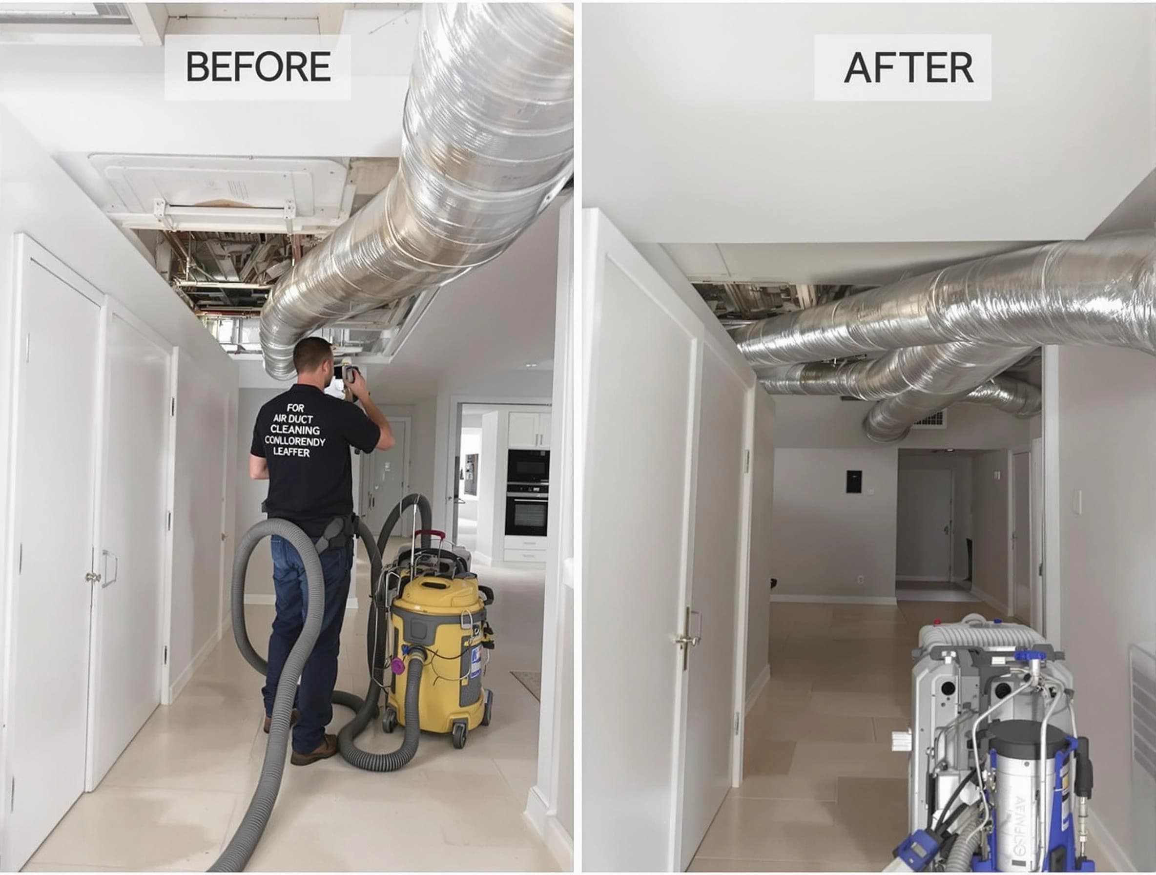 The Pinery Air Duct Cleaning professional performing thorough air duct cleaning in The Pinery