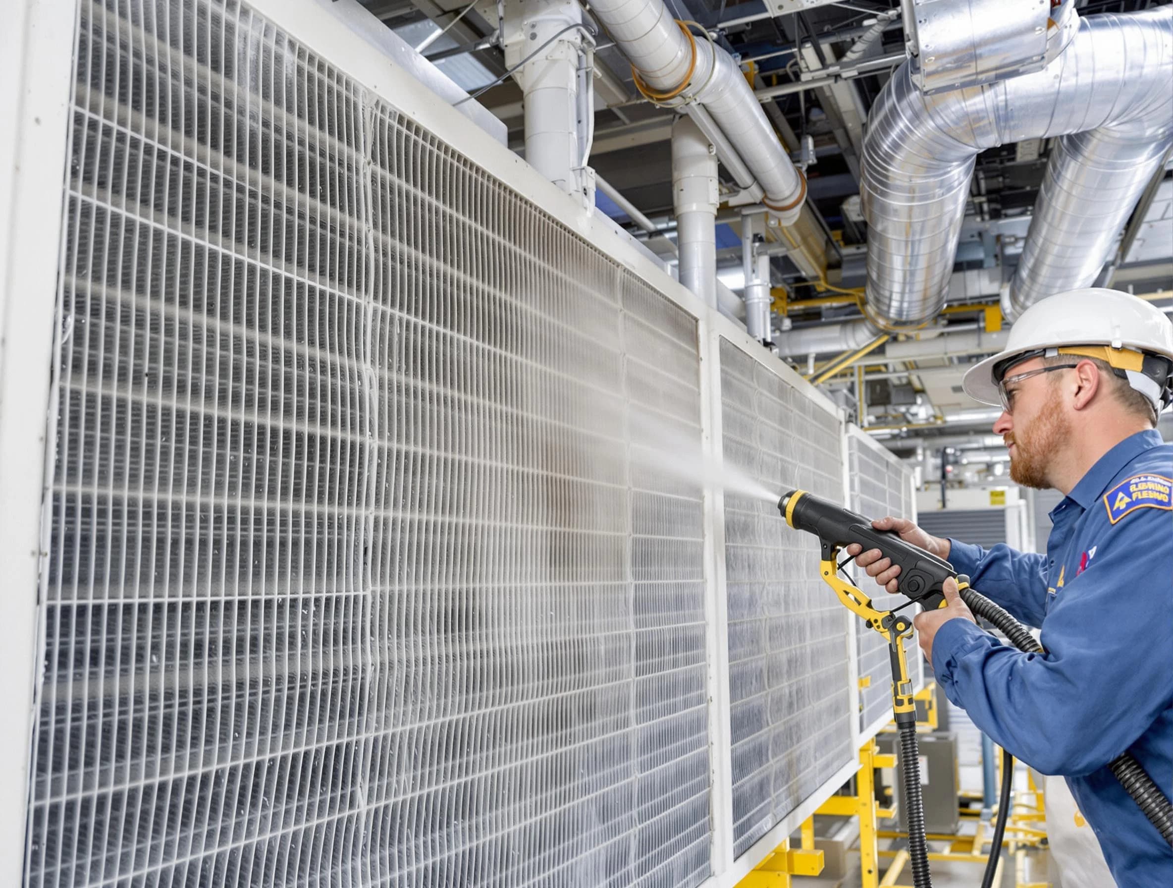 Professional commercial coil cleaning by The Pinery Air Duct Cleaning in The Pinery