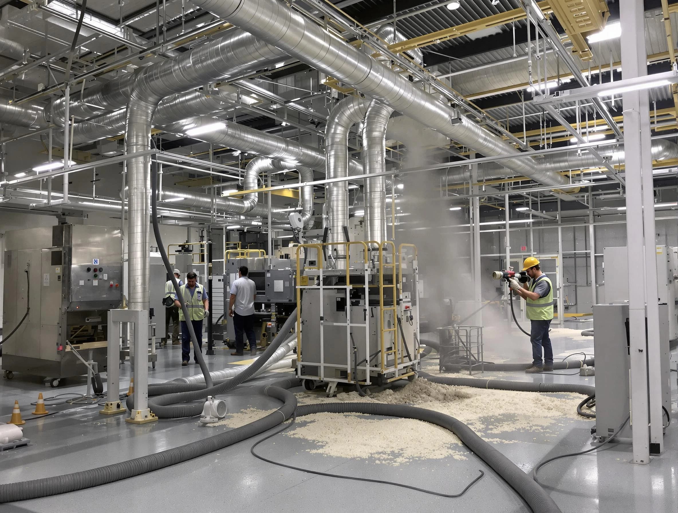 Heavy-duty industrial duct cleaning by The Pinery Air Duct Cleaning in The Pinery